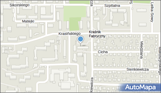Paczkomat InPost KAR01M, Mickiewicza 9, Kraśnik 23-200