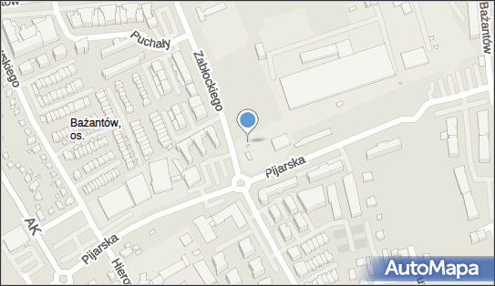 Paczkomat InPost KAT01IM, Zabłockiego 52, Katowice 40-750