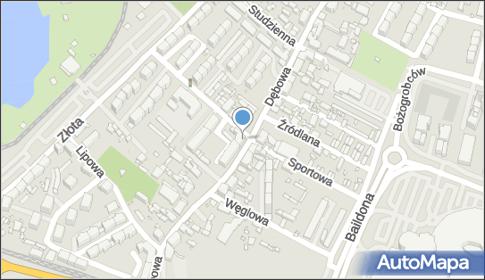 Paczkomat InPost KAT04HP, Dębowa 28, Katowice 40-103