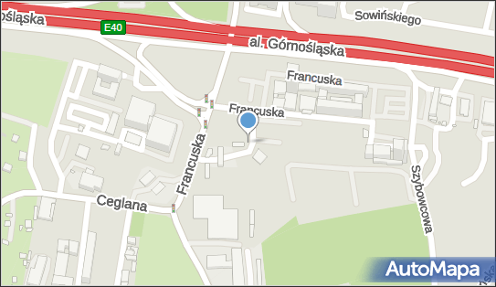 Paczkomat InPost KAT06BAPP, Francuska 78, Katowice 40-507