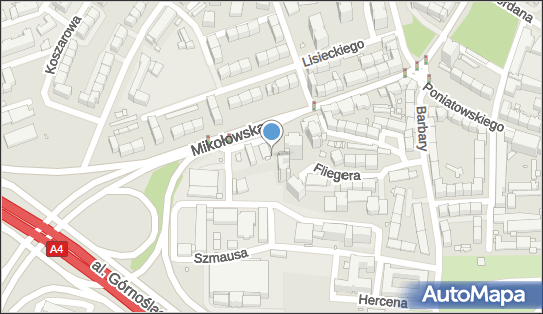 Paczkomat InPost KAT07APP, Mikołowska 58, Katowice 40-063
