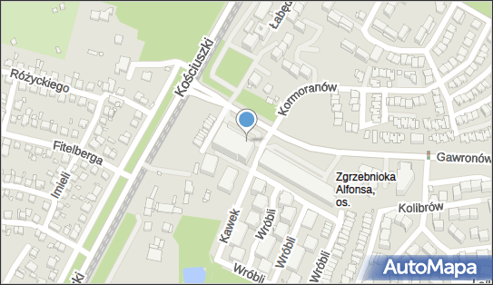 Paczkomat InPost KAT21M, Gawronów 4, Katowice 40-527