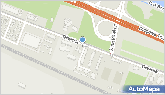 Paczkomat InPost KAT22A, Gliwicka 224, Katowice 40-001