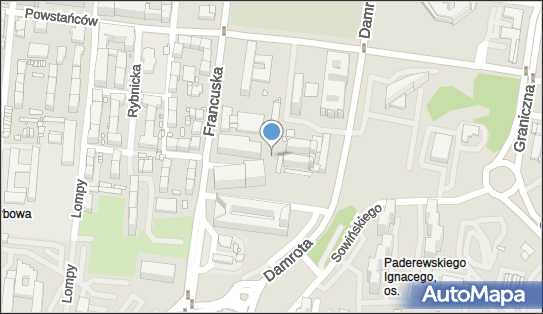 Paczkomat InPost KAT37M, Francuska 34, Katowice 40-028