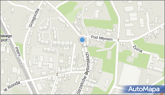 Paczkomat InPost KAT57M, Strzelców Bytomskich 17, Katowice 40-308