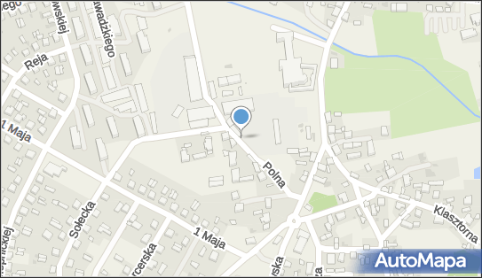 Paczkomat InPost KBI02N, Klasztorna 2, Kazimierz Biskupi 62-530