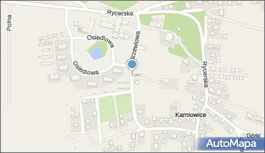 Paczkomat InPost KCE01N, Modrzewiowa 28A, Karniowice 32-082