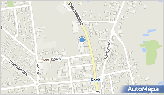 Paczkomat InPost KCK01A, Piłsudskiego 15/17, Kock 21-150