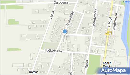 Paczkomat InPost KDE01M, Zastodolna 17, Kodeń 21-509