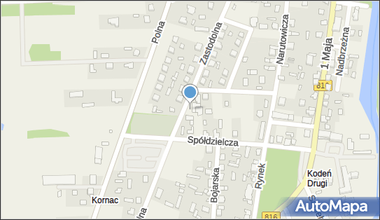 Paczkomat InPost KDE01M, Zastodolna 17, Kodeń 21-509