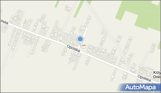 Paczkomat InPost KDOL01M, Opolska 40a, Krzyżowa Dolina 46-040