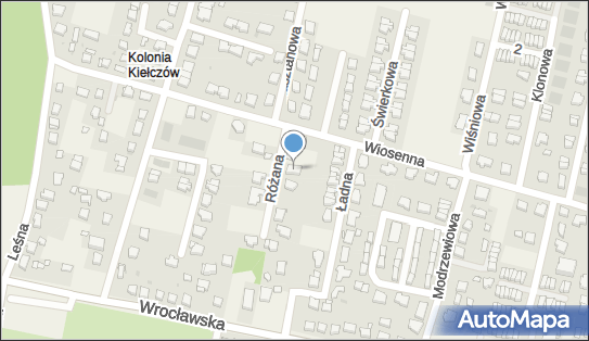 Paczkomat InPost KEI08M, Różana 3, Kiełczów 55-093