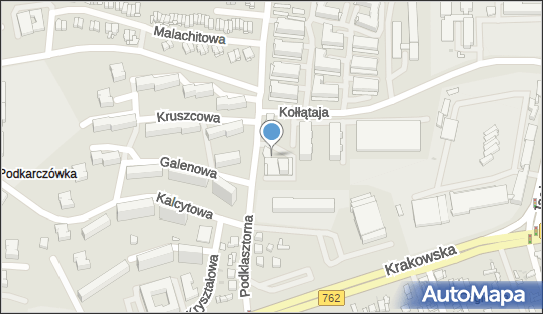 Paczkomat InPost KIE01BAPP, Podklasztorna 117A, Kielce 25-714