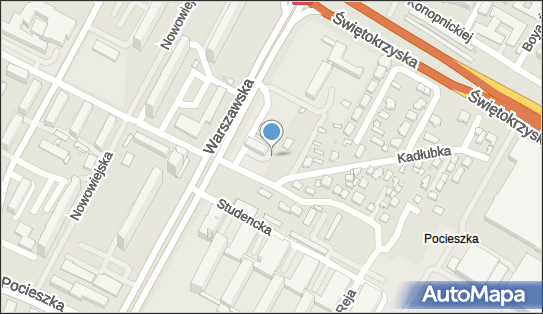 Paczkomat InPost KIE08A, Warszawska 90, Kielce 25-402