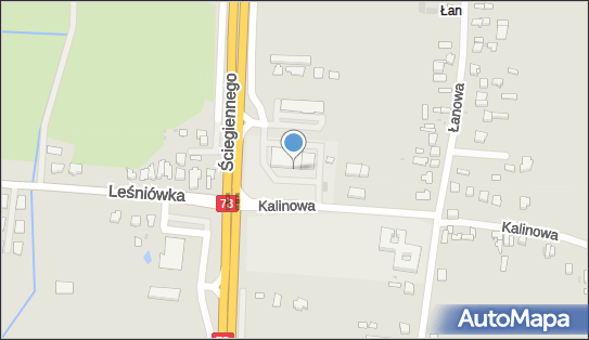 Paczkomat InPost KIE14A, Kalinowa 1, Kielce 25-147