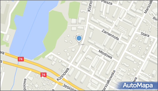 Paczkomat InPost KIE65M, Klonowa 27, Kielce 25-553