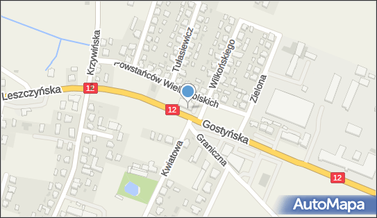 Paczkomat InPost KKX01M, Powstańców Wlkp. 8, Kąkolewo 64-113