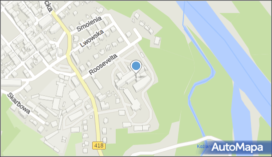 Paczkomat InPost KKZ02HP, Roosevelta 2, Kędzierzyn-Koźle 47-200