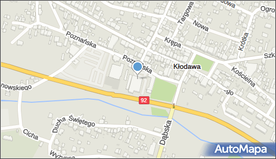 Paczkomat InPost KLD03N, Poznańska 3, Kłodawa 62-650