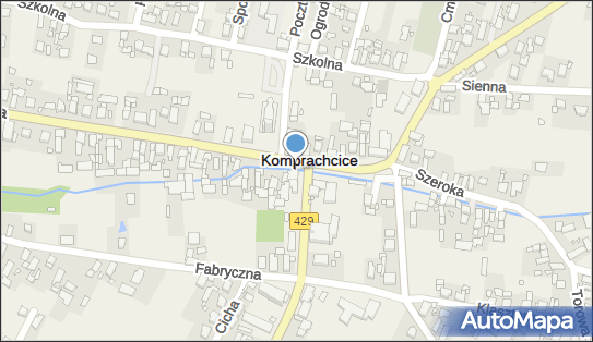 Paczkomat InPost KMC01M, Kolejowa 2, Komprachcice 46-070