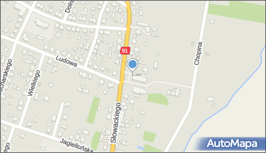 Paczkomat InPost KMS01M, Słowackiego 77, Kamieńsk 97-360