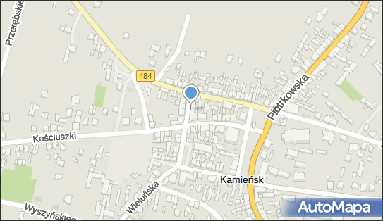 Paczkomat InPost KMS02N, Marii Konopnickiej 2, Kamieńsk 97-360