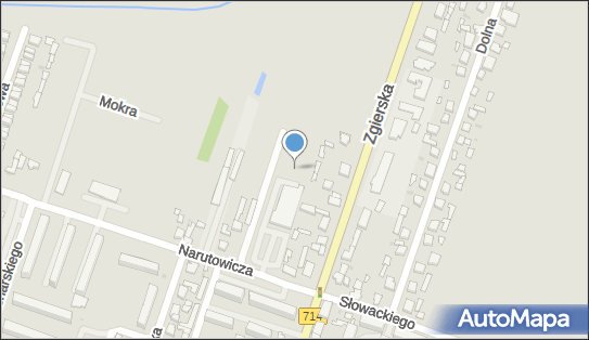 Paczkomat InPost KNL02M, Narutowicza 5, Konstantynów Łódzki 95-050