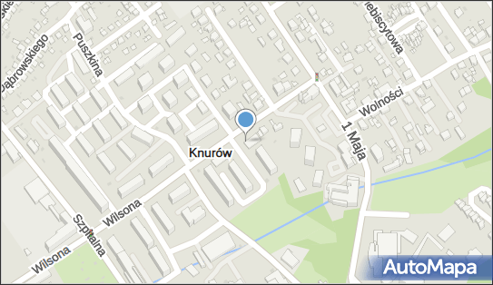 Paczkomat InPost KNU04N, Wilsona 11, Knurów 44-190