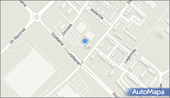 Paczkomat InPost KNU05A, Szpitalna 40, Knurów 44-190