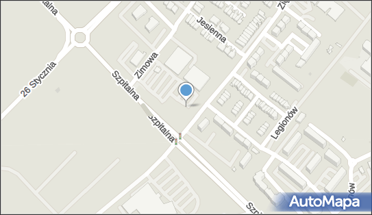 Paczkomat InPost KNU05A, Szpitalna 40, Knurów 44-190