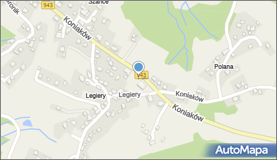 Paczkomat InPost KNW01N, Koniaków 401, Koniaków 43-474