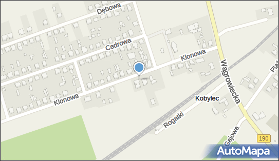 Paczkomat InPost KOBY01M, Klonowa 21, Kobylec 62-100