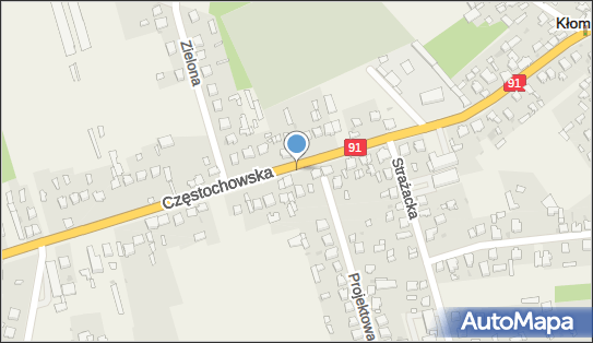 Paczkomat InPost KOE01N, Częstochowska 64, Kłomnice 42-270