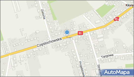 Paczkomat InPost KOE01N, Częstochowska 64, Kłomnice 42-270