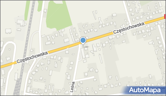 Paczkomat InPost KOE02M, Leśna 1, Kłomnice 42-270