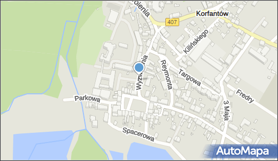 Paczkomat InPost KOF01A, Wyzwolenia 2, Korfantów 48-317