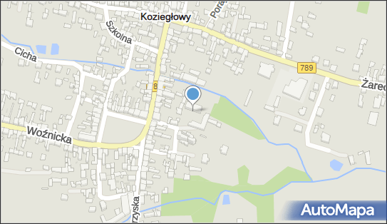 Paczkomat InPost KOG01M, Kościelna 2, Koziegłowy 42-350