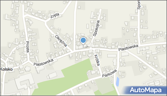 Paczkomat InPost KOK01M, Piastowska 11, Kolsko 67-415