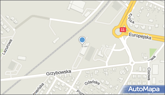 Paczkomat InPost KOL07M, Grzybowska 3, Kołobrzeg 78-100