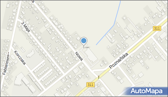 Paczkomat InPost KOM02M, Nowa 2, Komorniki 62-052