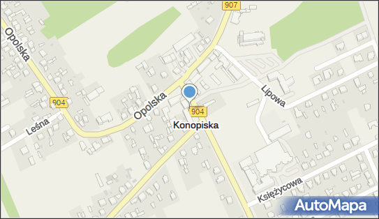 Paczkomat InPost KOP01BAPP, Sportowa 2B, Konopiska 42-274
