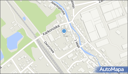 Paczkomat InPost KOW01N, Dworcowa 15, Kowary 58-530