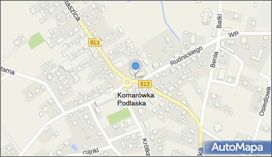 Paczkomat InPost KPA01M, Rudnickiego 5, Komarówka Podlaska 21-311