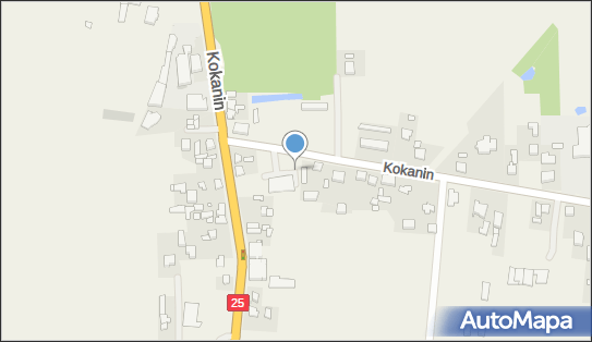 Paczkomat InPost KQA01M, Kokanin 71A, Kokanin 62-817
