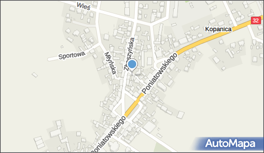 Paczkomat InPost KQP01M, Zbąszyńska 6, Kopanica 64-225