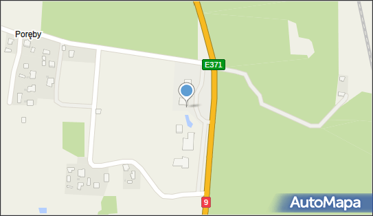 Paczkomat InPost KQQ01M, Komorów 171A, Komorów 36-110