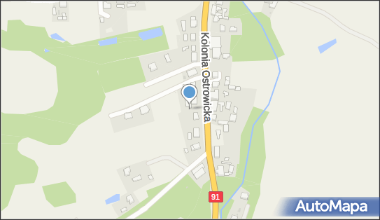 Paczkomat InPost KQST01M, Kolonia Ostrowicka 39, Kolonia Ostrowicka 83-140