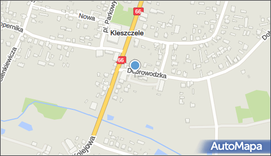 Paczkomat InPost KQX01M, Kolejowa 1, Kleszczele 17-250