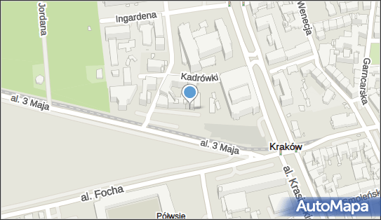 Paczkomat InPost KRA02B, 3 Maja 5, Kraków 30-063