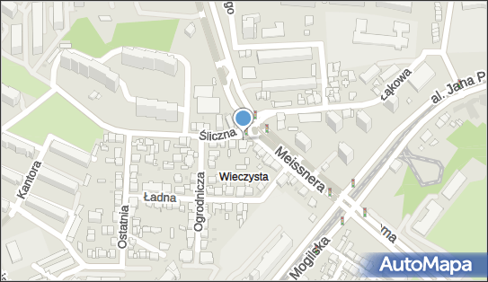 Paczkomat InPost KRA05APP, Śliczna 1, Kraków 31-444